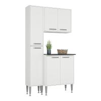 Conjunto Lavanderia Multiuso Armário E Balcão Multimóveis Branco - 2