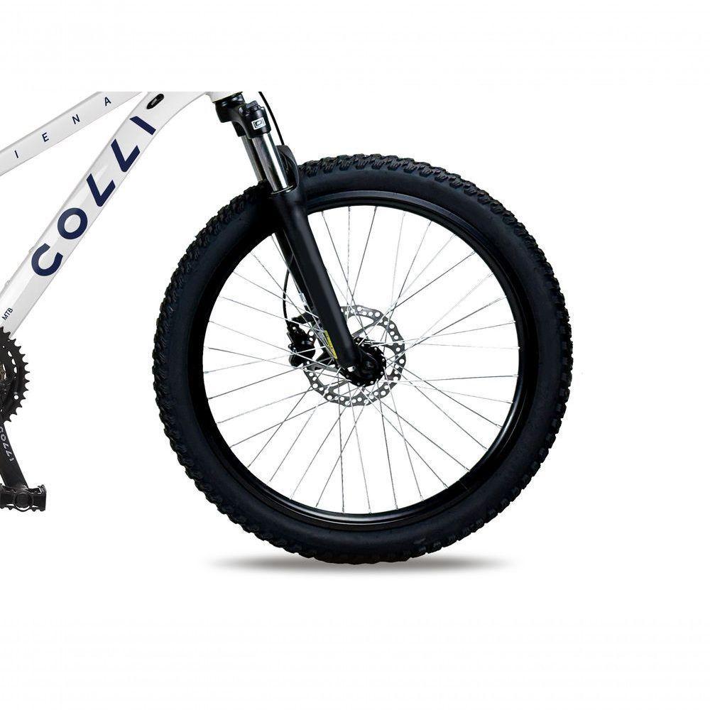 Bicicleta Colli Siena Aluminio Aro 26 Disco-shimano 21v Branco - 4