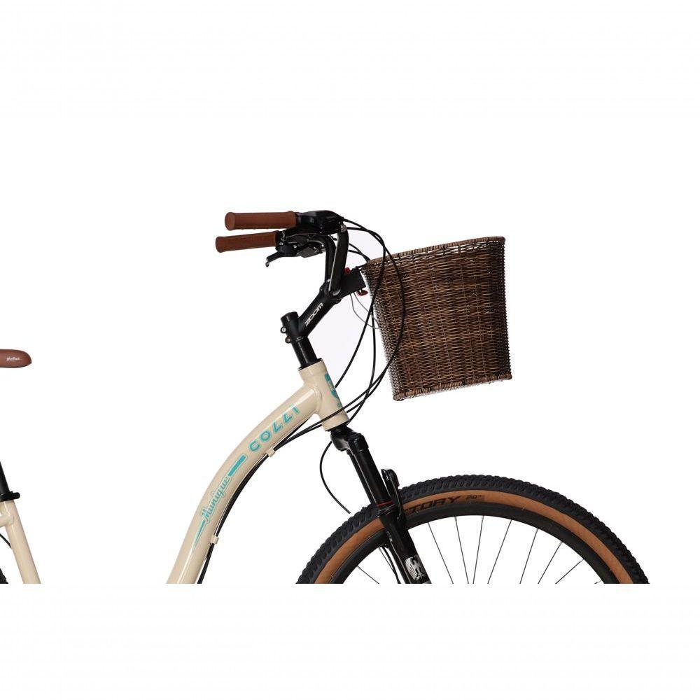 Bicicleta Colli Munique Aluminio Aro 29 Disco-shimano 21v Tamanho Do Quadro 17 Bege Retrô - 2