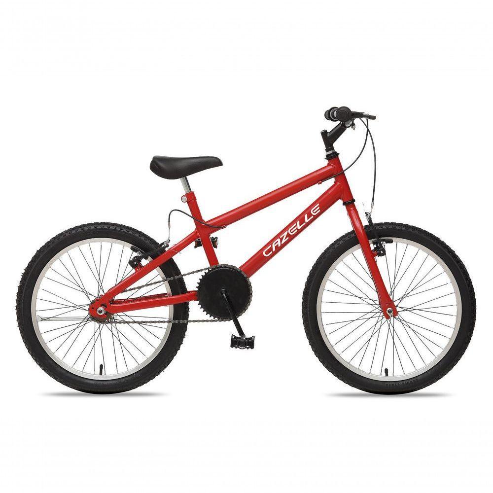 Bicicleta Cazelle Aro 20 Sem Marchas Freios V-brake Colli Vermelho - 1