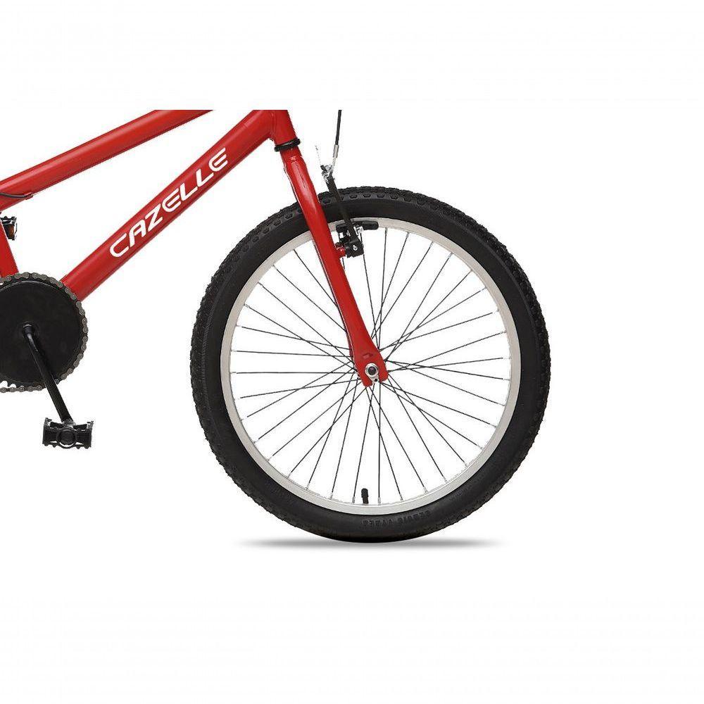 Bicicleta Cazelle Aro 20 Sem Marchas Freios V-brake Colli Vermelho - 2