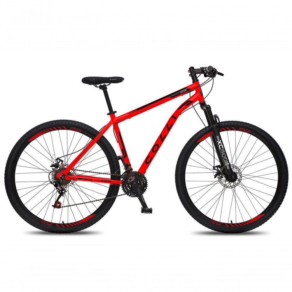 Bicicleta Athena Aro 29 Em Aço Com 21 Marchas Colli Vermelho - 1