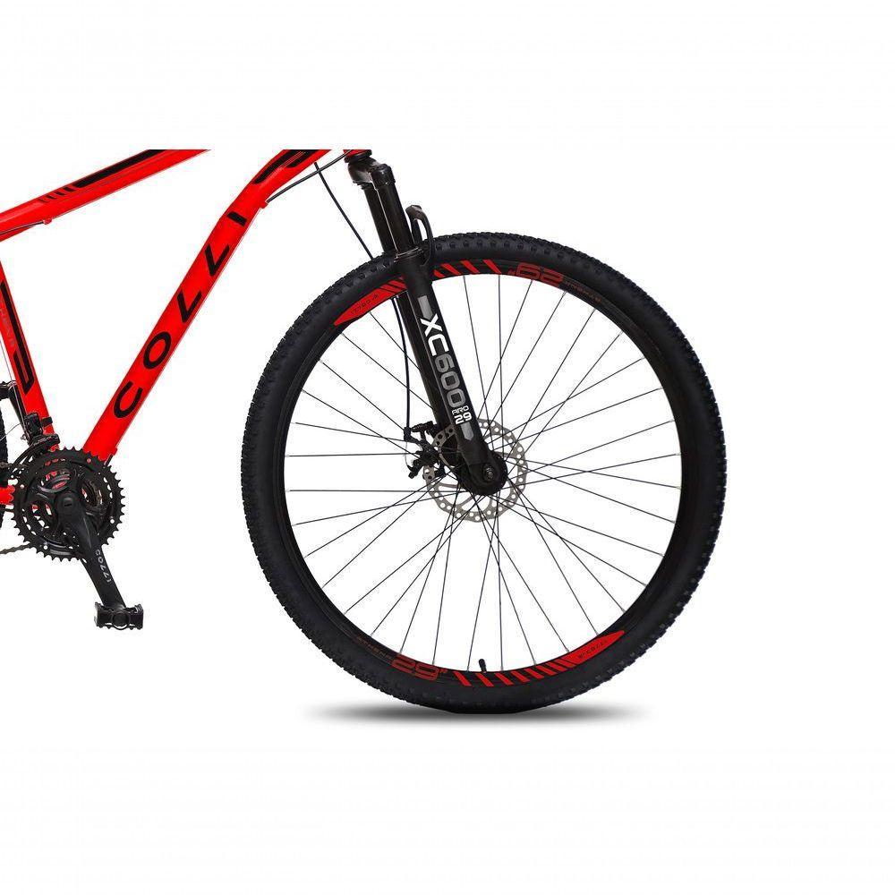 Bicicleta Athena Aro 29 Em Aço Com 21 Marchas Colli Vermelho - 4