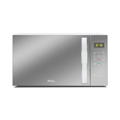 Micro-ondas Philco PMO30E 28L 1100W Limpa Fácil com Função Tira Odor Prata 220V