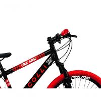 Bicicleta Grau Aro 26 21 Marchas Colli Preto Fosco-vermelho - 2