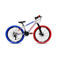 Bicicleta Grau Aro 26 21 Marchas Colli Branco-azul-vermelho - 1