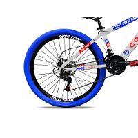 Bicicleta Grau Aro 26 21 Marchas Colli Branco-azul-vermelho - 3