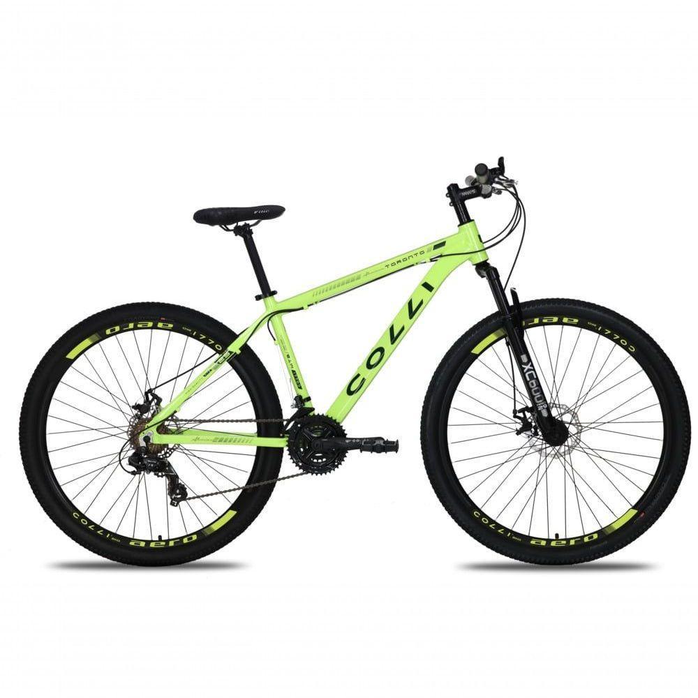 Bicicleta Colli Toronto Aluminio Aro 29 Disco-shimano 21v Verde Claro - 1