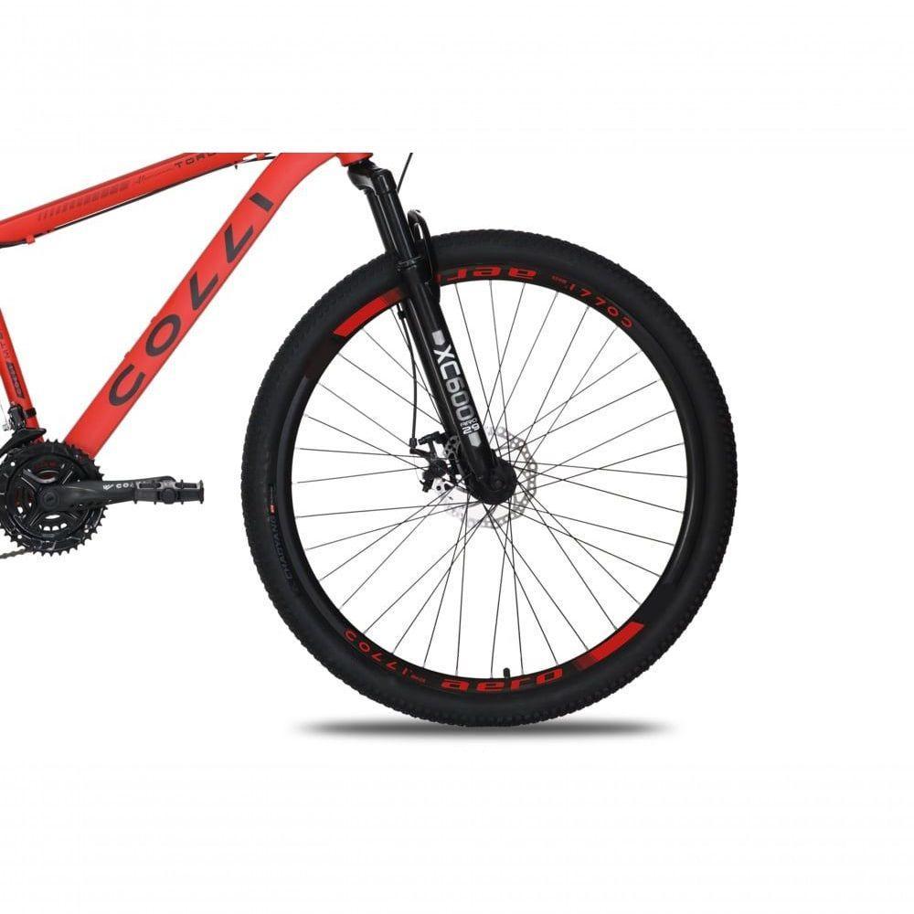 Bicicleta Colli Toronto Aluminio Aro 29 Disco-shimano 21v Vermelho - 4