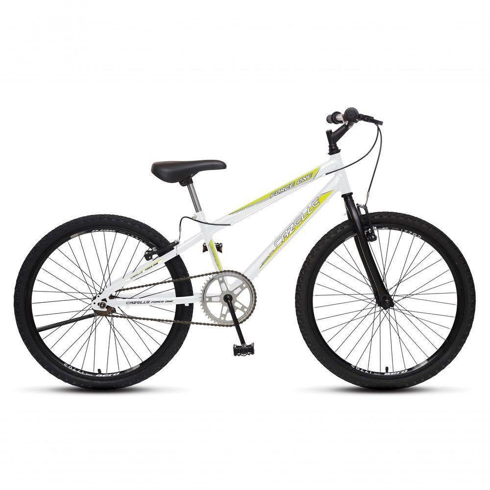Bicicleta Force 1 Aro 24 Sem Marchas Freios V-brake Branco - 1
