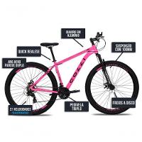 Bicicleta Colli Toronto Aluminio Aro 29 Disco-shimano 21v Rosa - 5