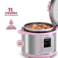 Panela de Pressão Rosa Britânia 5L Digital 11 Funções BPPE05 220V - 2