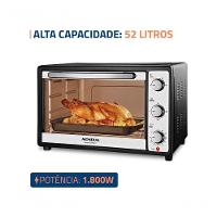 Forno Elétrico Mondial 52 Litros FRN52B 1800W Grand Family Ii Preto Inox 110V - 3