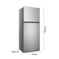 Geladeira Hisense Frost Free Duplex Inverter Design Pure Flat Super 379L Inox 110V - 6