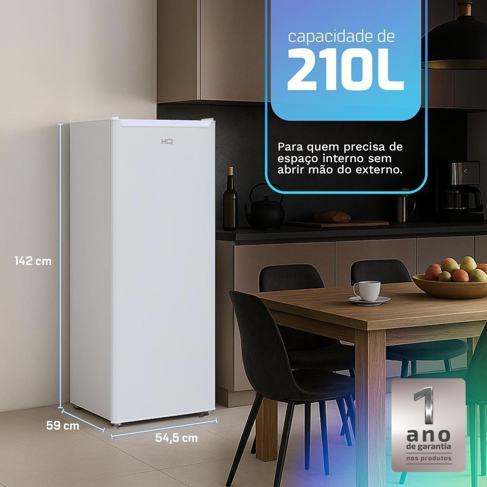 Freezer e Conservador Vertical HQ 210 Litros Branco HQ-210FV/RDFL 220V - 4