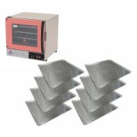 Forno Turbo Prp-004 Plus 110V Rosa Progás + 8 Assadeiras Cimapi 110V - 1