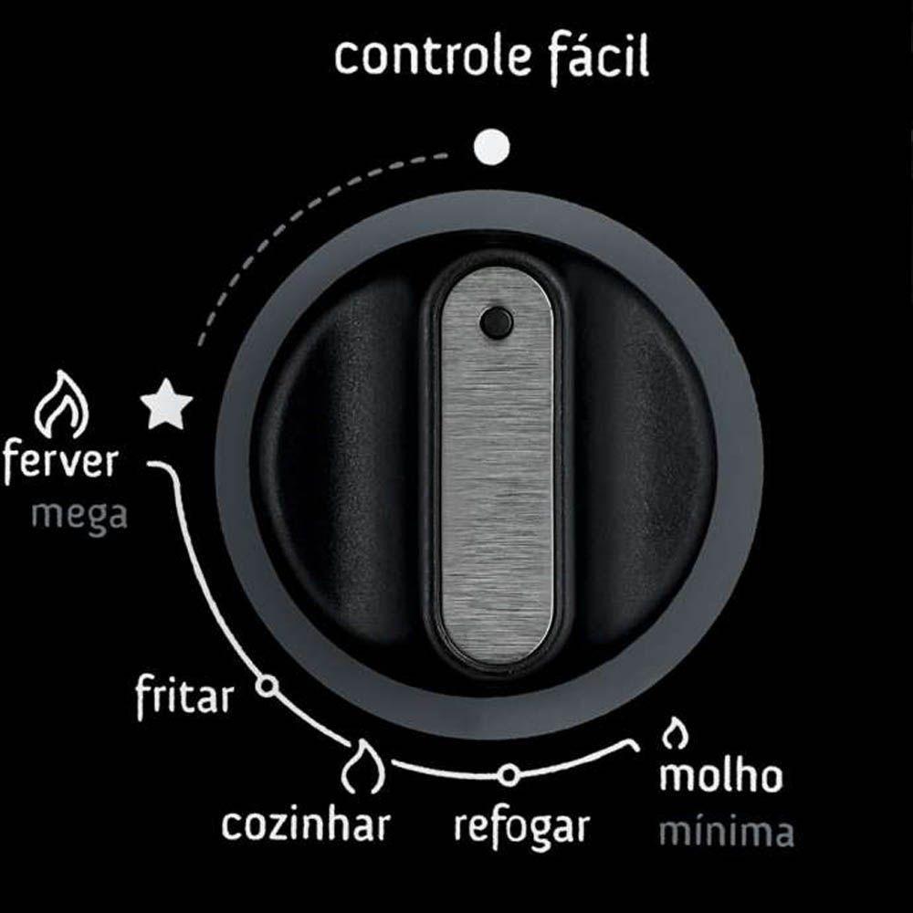 Cooktop A Gás 5 Bocas Consul Facilite CD075AEUNA Com Acendimento Super Automático Preto Bivolt - 4