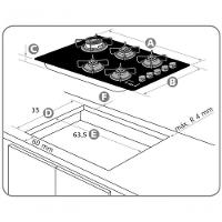 Cooktop A Gás 5 Bocas Consul Facilite CD075AEUNA Com Acendimento Super Automático Preto Bivolt - 5