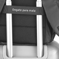 Mochila Executiva Impermeável Para Notebook 19l Com Alças Acolchoadas E Engate Para Mala - 5