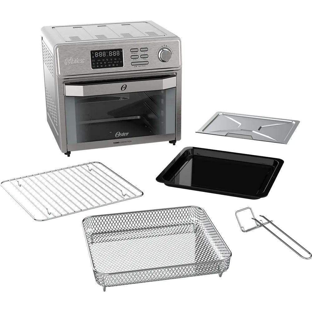 Kit Forno E Fryer 25L E Cafeteira Inox 1,2L Oster 110V - 5