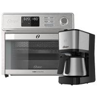 Kit Forno E Fryer 25L E Cafeteira Inox 1,2L Oster 110V - 1