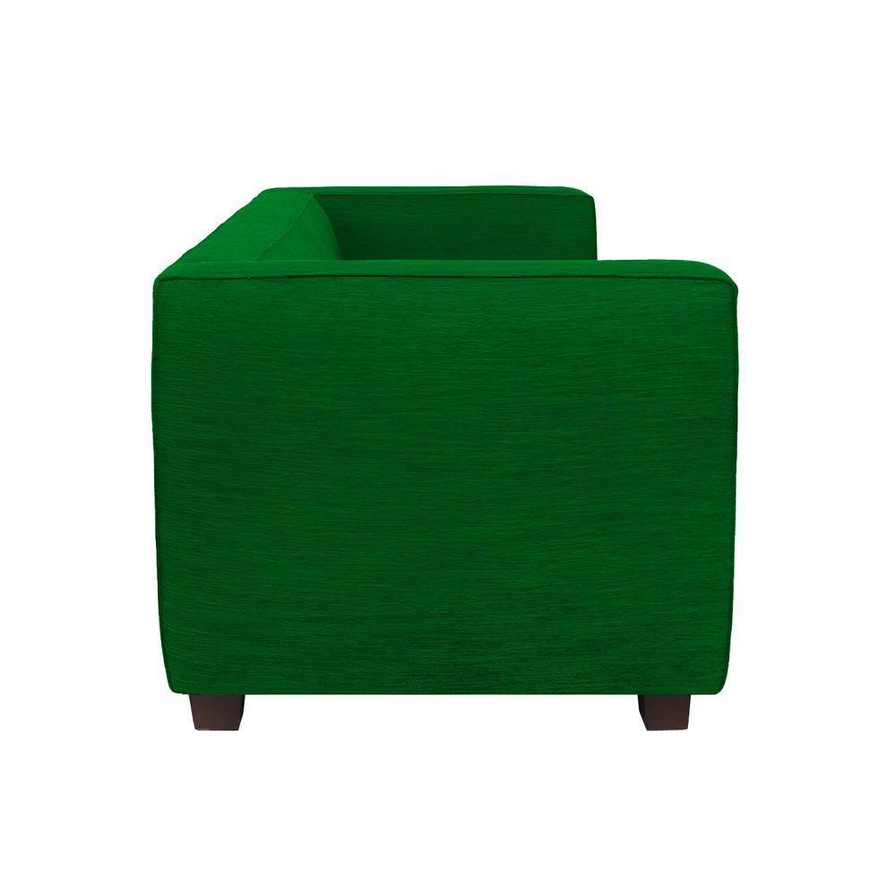 Sofá Namoradeira Amsterdam 1,40m Suede Verde - Inova Decorações - 3