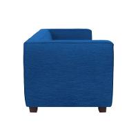 Sofá Namoradeira Amsterdam 1,40m Suede Azul Marinho - Inova Decorações - 3