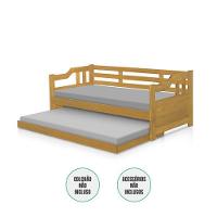 Sofá Cama Com Cama Auxiliar Imbuia Texas - 2
