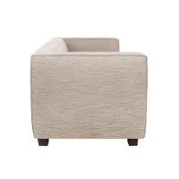 Sofá Namoradeira Amsterdam 1,40m Suede Bege - Inova Decorações - 3