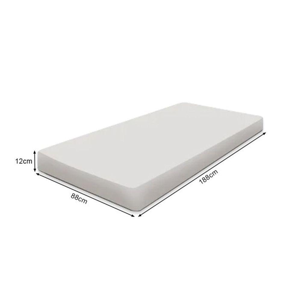 Sofá Cama Solteiro Madeira Com Cama Auxiliar E 2 Colchões Texas - Imbuia - 4