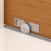 Rack Tv 65 Polegadas Com 2 Portas De Vidro Reflecta Lince - Off White E Cedro