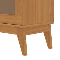 Rack Tv 65 Polegadas Com 2 Portas De Vidro Reflecta Lince - Cedro Cedro - 5