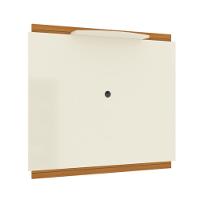 Painel Tv 32 Polegadas Com Prateleira Asteca - Off White E Cedro - 5