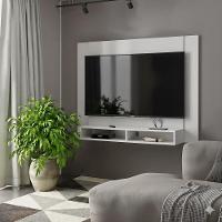 Painel Tv 43 Polegadas Suspenso Com Nichos Bonsai - Branco - 1