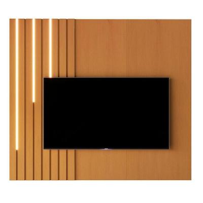 Painel Suspenso Boto 1.4 Com Led Sala Para Tv Até 58 Nature