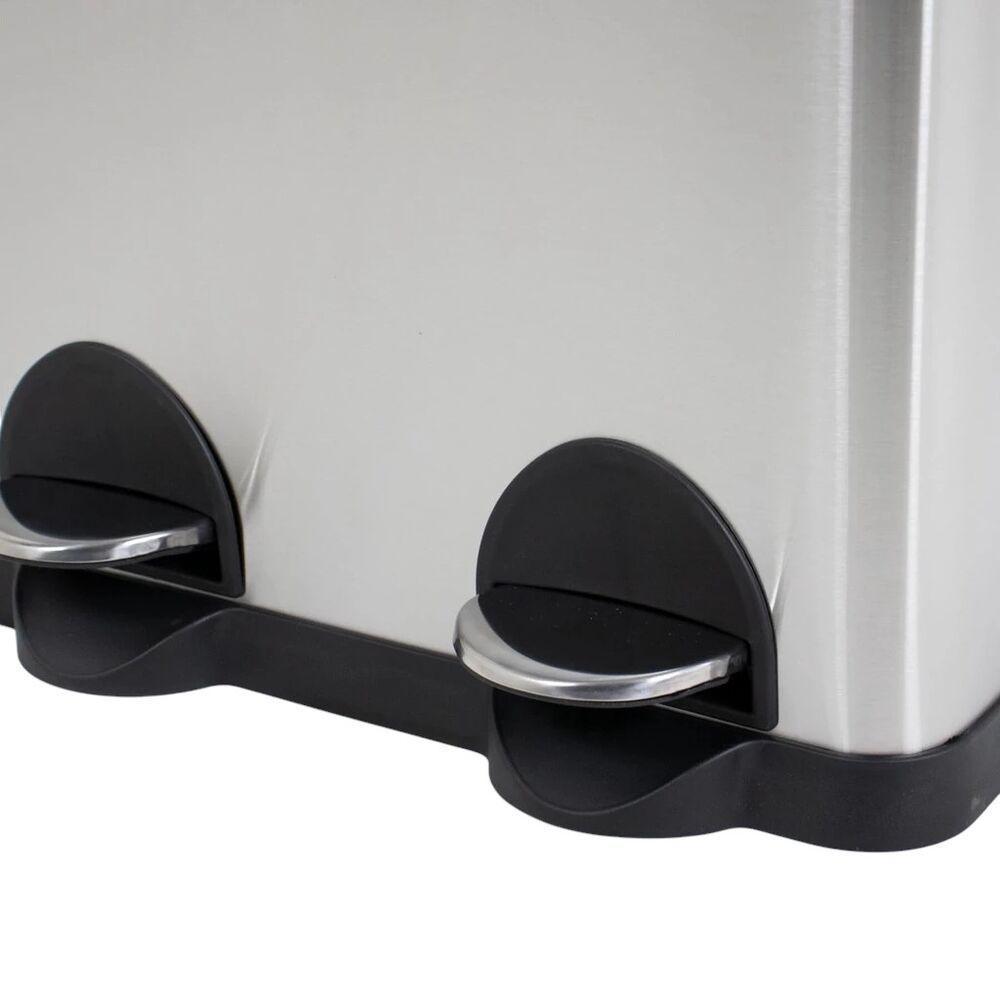 Lixeira Inox 15l Com Pedal ? Coleta Seletiva E Design Sofisticado Para A Cozinha - 2