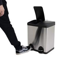 Lixeira Inox 15l Com Pedal ? Coleta Seletiva E Design Sofisticado Para A Cozinha - 6