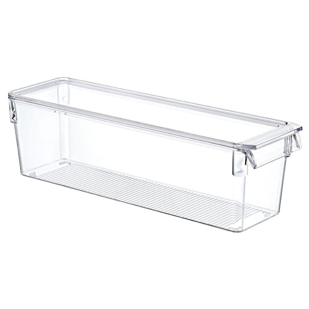 Organizador Compacto Para Geladeira Com Tampa - Tamanho P (36x10x10cm) - Mood - 1