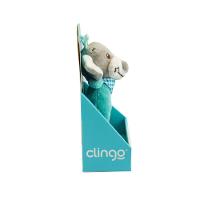 Pelúcia Chocalho Cachorrinho Azul Com Apito E Tecido Macio Para Bebês - 5