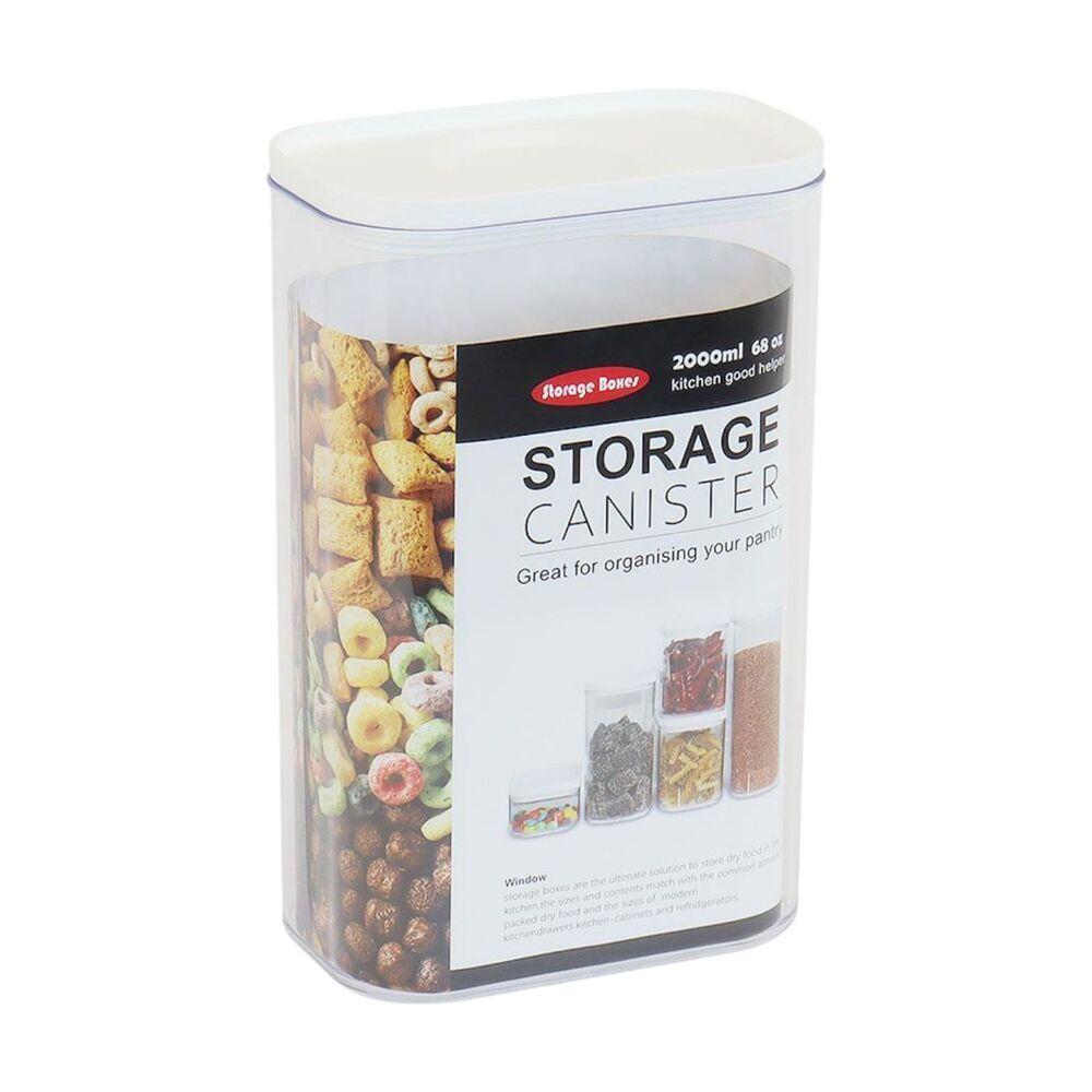 Recipiente Plástico A Vácuo 2l Para Armazenamento Eficiente E Prático - 1