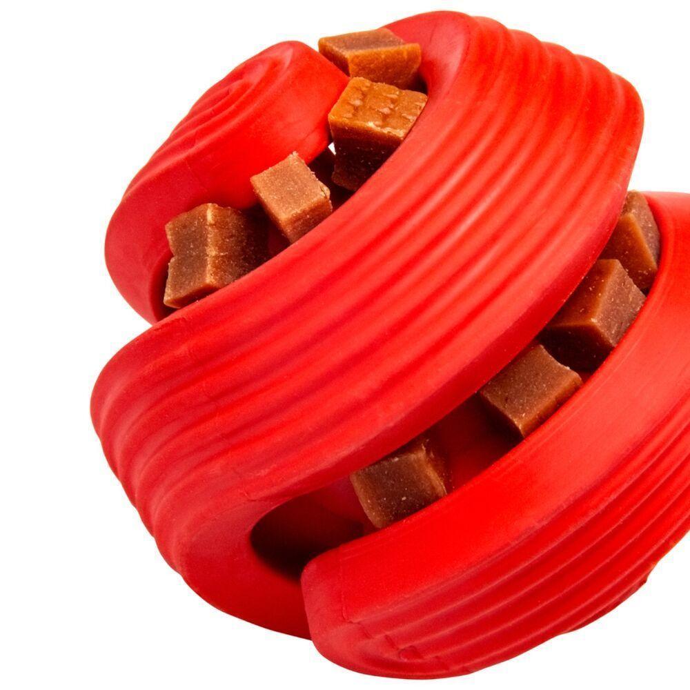 Bola Interativa Spinball Para Cães Com Compartimentos Para Petiscos E Estímulo Mental - 3