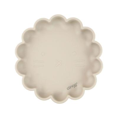 Prato De Silicona Leão Fendi Com Base Antiderrapante E Design Seguro Para Crianças
