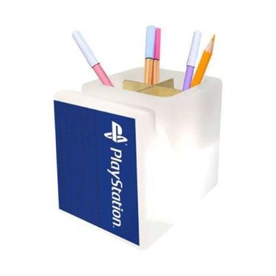 Organizador Iluminado Para Mesa De Jogo Playstation Com Compartimentos Práticos