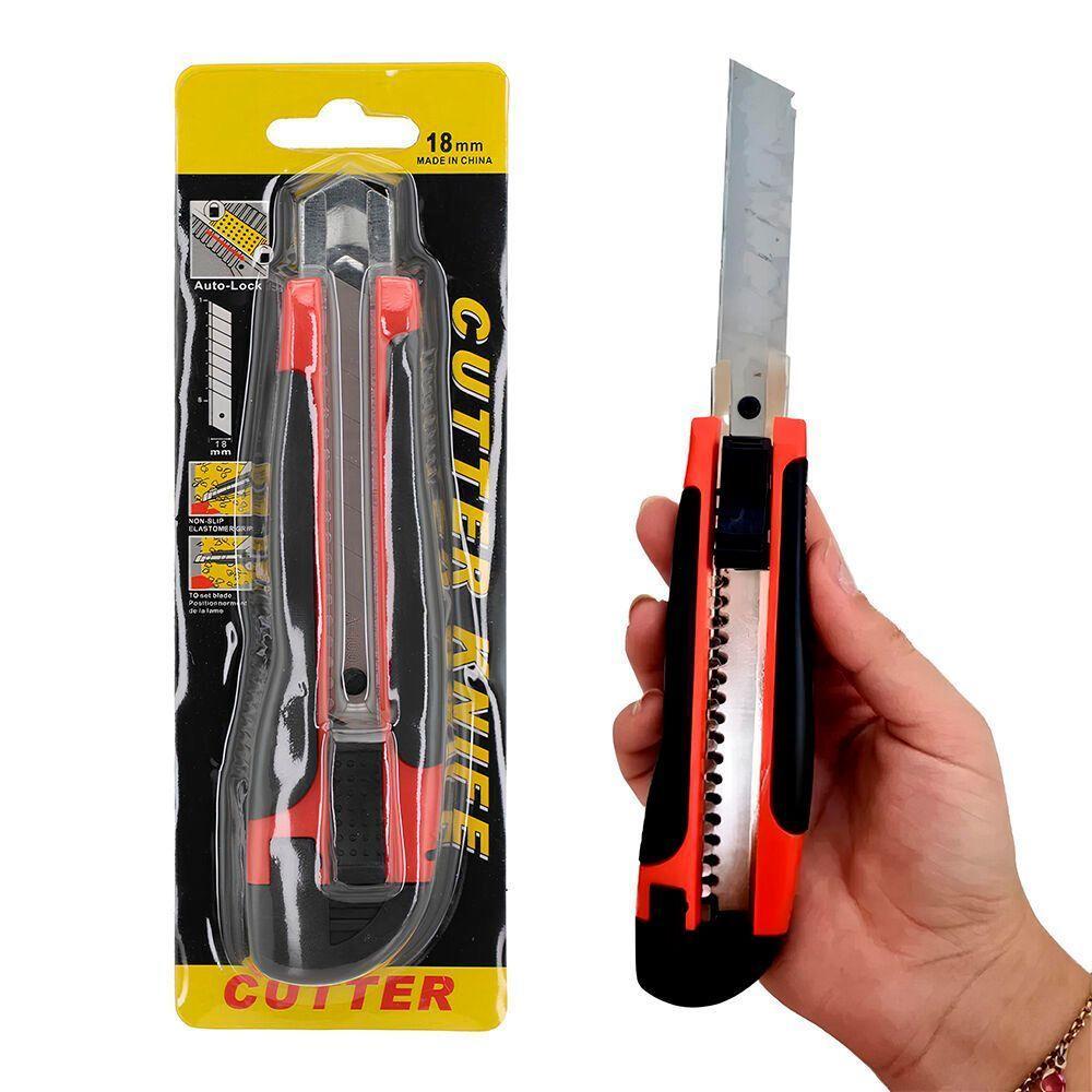 Estilete Retrátil 16cm - Corte Preciso E Leve Para Diversas Aplicações - 2