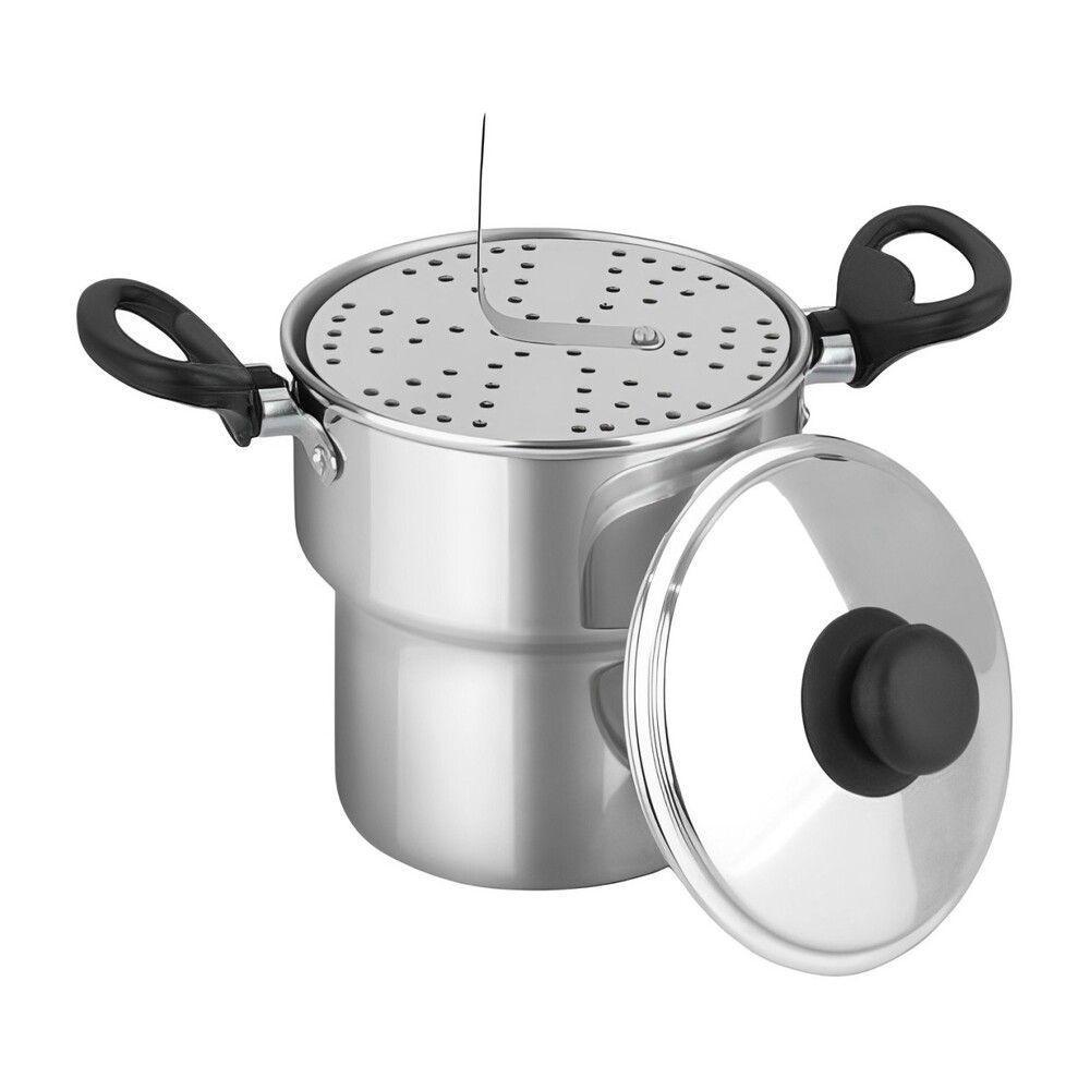 Cuscuzeira Alumínio ø12cm Porção Individual Alça Baquelite - 1