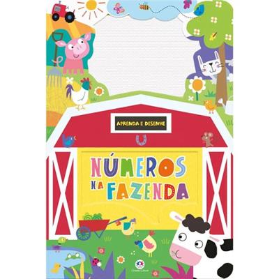 Caderno Magnético Educativo - Números E Desenhos Na Fazenda