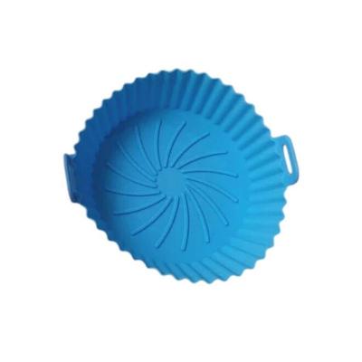 Tapete E Bandeja De Silicone Para Fritadeira A Ar - Azul