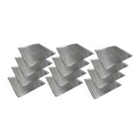 Kit 12 Assadeiras Estampada Perfurada Alumínio 35cm X 35cm Prp-004 - Cimapi - 1