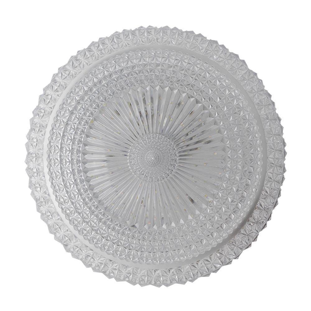 Plafon De Led Sobrepor Redondo Shine Liso 18w Blumenau 3000k Luz Quente - 5