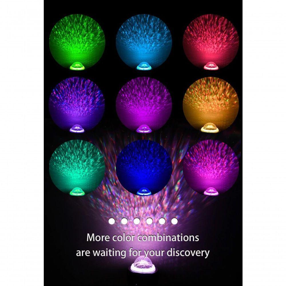 Luminaria Pojeção De Estrelas Universo Caixa De Som Bluetooth Preto - 5